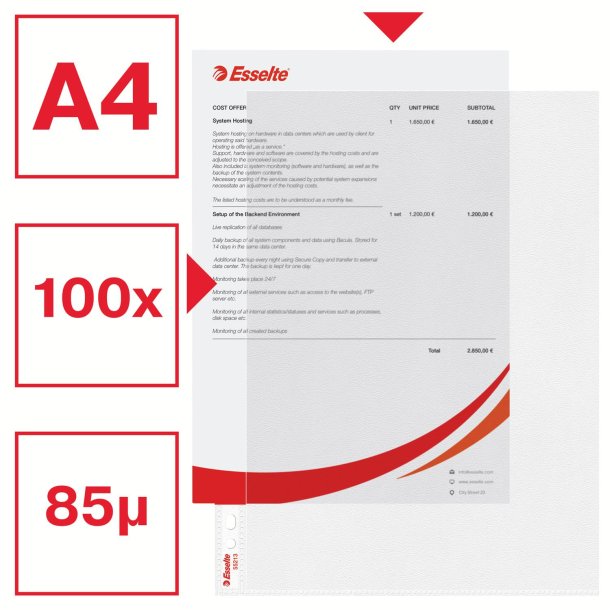 Lomme 85my PP pr�get A4 TS� (100)