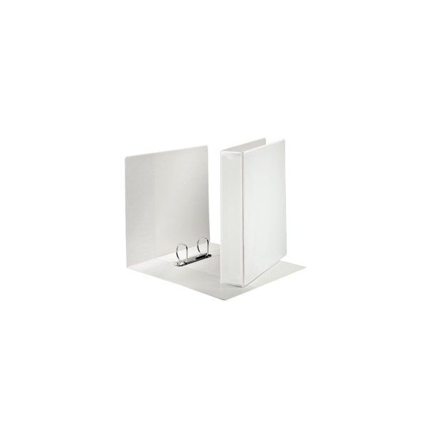 Panorama Indstiksringbind A4+ m/ 3 lommer PP 2DR - 62mm, Hvid