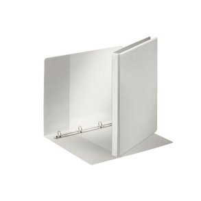 Panorama Indstiksringbind A4+ m/ 3 lommer PP 4RR - 30mm, Hvid