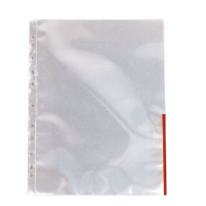 Signallomme 105my PP glasklar A4 T rd(100)