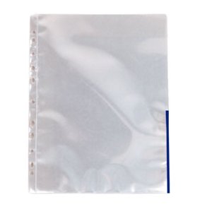 Signallomme 105my PP glasklar A4 T bl(100)