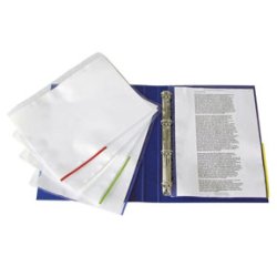 Signallomme 105my PP glasklar A4 T� bl�(100)