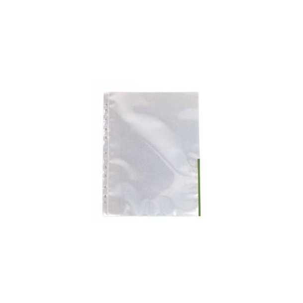 Signallomme 105my PP glasklar A4 T grn(100)