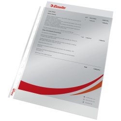 Lomme 55my PP glasklar A4 T (100)