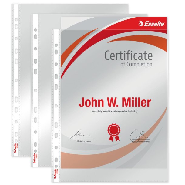 Lomme 105my PP glasklar A4 T� (10)