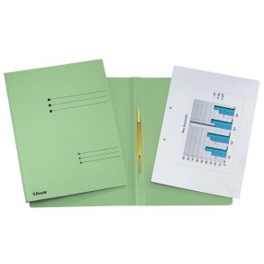 Arbejdsmappe karton genbrug A4 grn