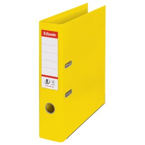 Brevordner No1 Vivida PP A4 75mm gul