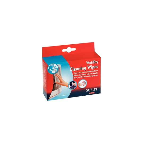 Renseservietter t/sk�rm v�d/t�r (2x12)