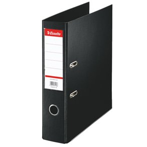 Brevordner stand. PP A4 75mm sort