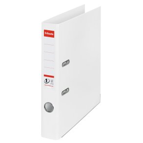 Brevordner No1 Power PP A4 50mm hvid