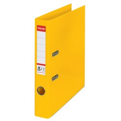 Brevordner No1 Power PP A4 50mm gul