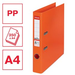 Brevordner No1 Power PP A4 50mm orange