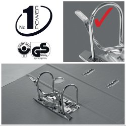 Brevordner No1 Power PP A4 50mm orange