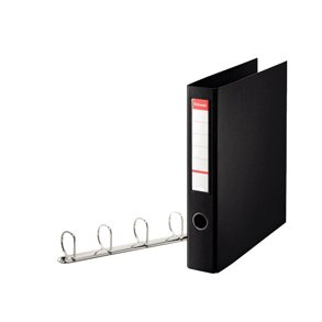 Combi Ringbind A4+ PP 4DR - 63mm, Sort