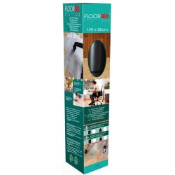 Stoleunderlag PVC 90x120 cm t�ppe retail boks