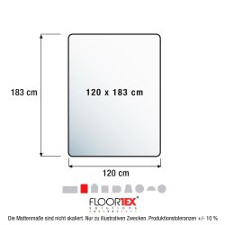 Ultimat Prof. stoleunderlag PC 120x183 tppe