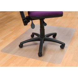 Advantage antistatisk stoleunderlag PVC 120x150 cm hrdt gul