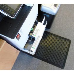 Floortex anti-fatigue gummi m�tte 90x150 cm sort