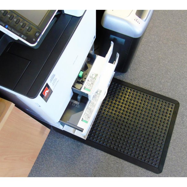 Floortex anti-fatigue gummi m�tte 90x150 cm sort