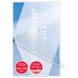 Lamineringslomme 64x108mm 125my(100)