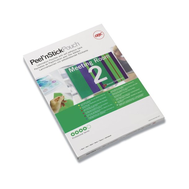 Lamineringslomme selvklb 125my A4(100)