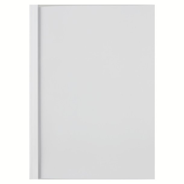 GBC Limindbindingsomslag A4 4mm white (100)