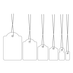 Herma etiket vedhng m/snor 10x22 (1000)