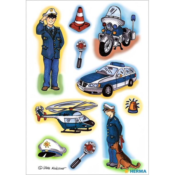 Herma stickers Decor politi (3)