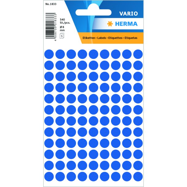 Herma etiket manuel 8 mrkebl (540)