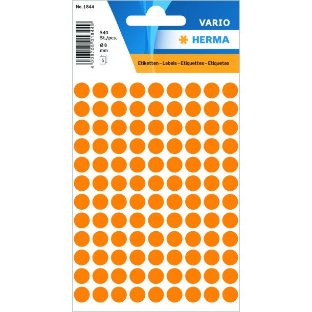 Herma etiket manuel 8 neon orange (540)