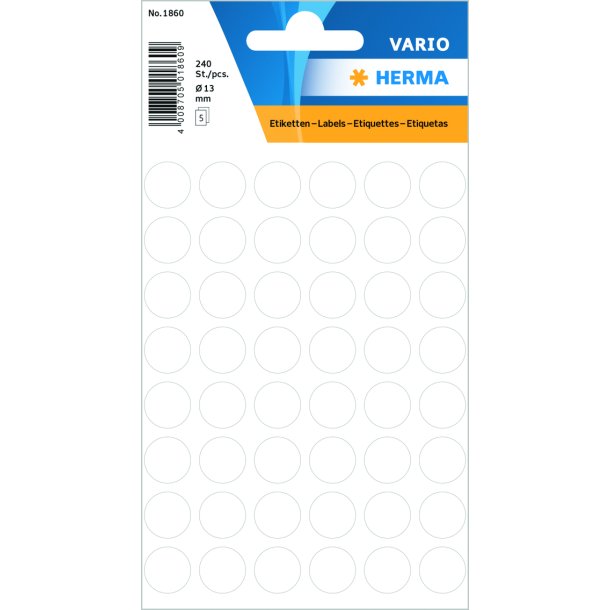 Herma etiket manuel 13 hvid (240)