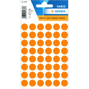 Herma etiket manuel 13 neon orange (240)