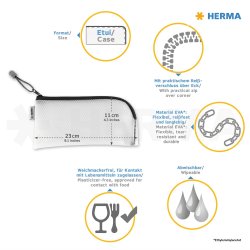 Herma Universal lynl�slomme 23x11cm ass (10)