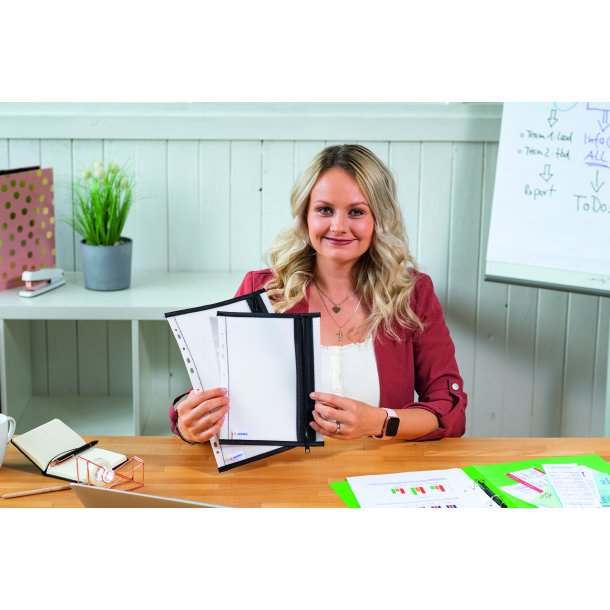 Herma Universal lynl�slomme m/hulkant A4 sort