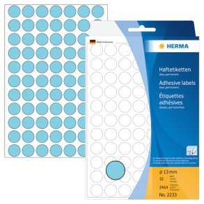 Herma etiket manuel �13 bl� (2464)