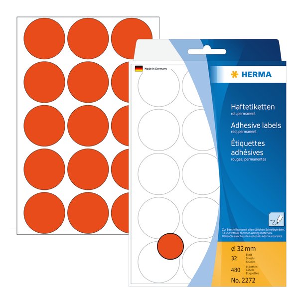 Herma etiket manuel 32 rd (480)