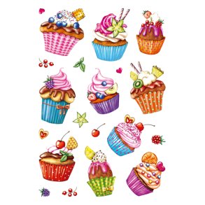 Herma stickers Decor muffins (2)