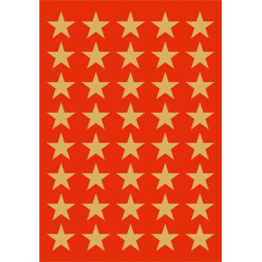 Herma stickers Decor julestjerner 13 guld (3)