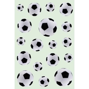 Herma stickers Decor fodbolde (3)