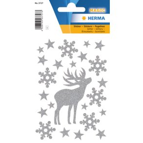 Herma stickers Magic julehjort (1)