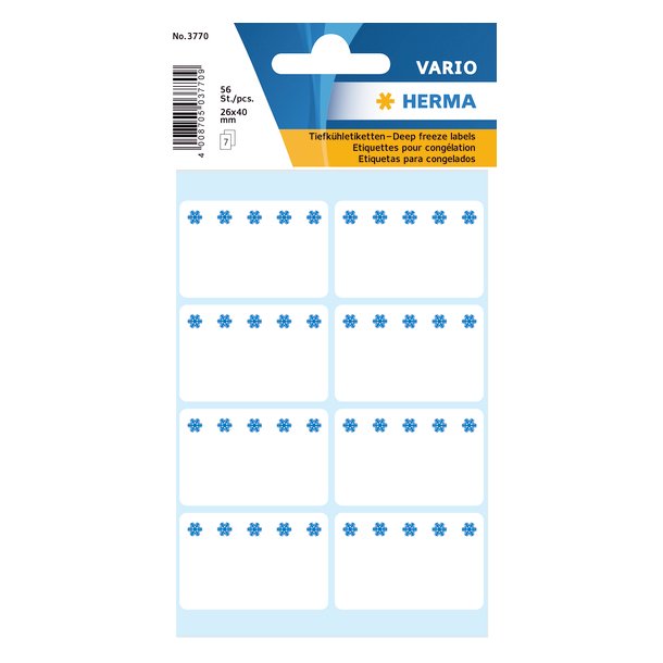 Herma stickers Home kkken/frys hvid (7)