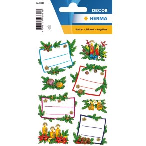 Herma stickers Decor julegaveretiket jul (2)