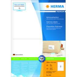 Herma etiket Premium A4 100 199,6x143,5 (200)