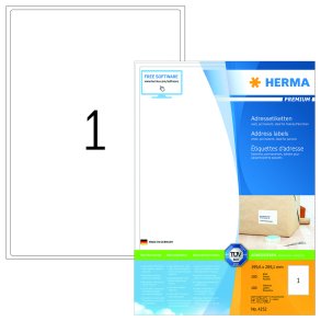 Herma etiket Premium A4 100 199,6x289,1 (100)