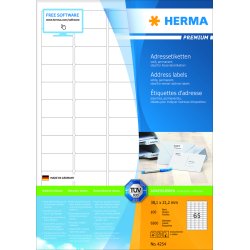 Herma etiket Premium A4 100 38,1x21,2 (6500)