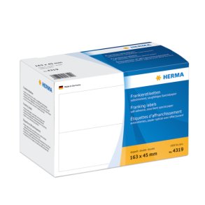 Herma etiket frankering dobbel 163x45 (1000)