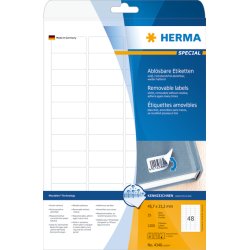 Herma etiket aftagelig 45,7x21,2 (1200)