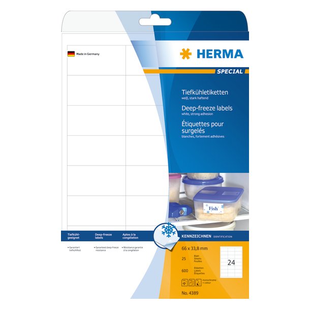 Herma etiket fryse 66x33,8 (600)