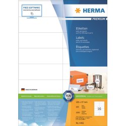 Herma etiket Premium A4 100 105x37 (1600)