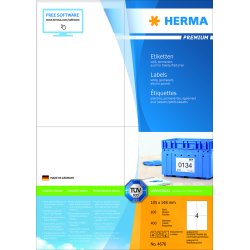 Herma etiket Premium A4 100 105x148 (400)